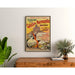 Poster Treinen Normandië Bretagne Vintage