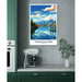 Poster Vancouver Vintage avec ses montagnes