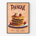 Poster decoratie keuken - Pannenkoek