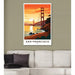 Poster van de Golden Gate van San Francisco Vintage