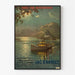 Vintage poster PLM - Lac d'Annecy door François-Charles Cachoud