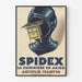 Vintage poster - Spidex, De Koks in Staal door R. de Valerio
