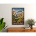 Vintage poster - Yosemite - United Airlines