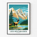 Vintage Canadese Rocky Mountain Posters