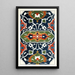 van de decoratieve tegelplaten van de Afghaanse grenscommissie Pl 17 - Afghaanse grenscommissie