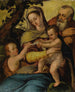 van het Heilige Gezin met Sint-Jan de Doper - Na Agnolo Bronzino — weergave van het kunstwerk