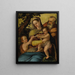 van het Heilige Gezin met Sint-Jan de Doper - Na Agnolo Bronzino — ingelijst kunstwerk aan de muur