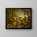 Apotheose van Lodewijk XIV - Na Charles Le Brun — ingelijst kunstwerk aan de muur