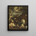 Aankondiging aan de herders - Na Jacopo Bassano — ingelijst kunstwerk aan de muur