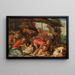 L'Aanbidding der herders - Na Jacopo Da Ponte Bassano — ingelijst kunstwerk aan de muur