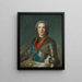Louis dauphin de France, zoon van Louis XV - Na Jean-Marc Nattier — ingelijst kunstwerk aan de muur