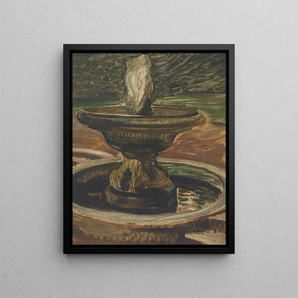Fontaine - Agnes Slott-Møller — framed artwork on a wall