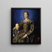 Portret van Aliénor van Toledo met haar zoon Giovanni de Medici - Agnolo Bronzino — ingelijst kunstwerk aan de muur