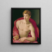 Sint Sebastiaan - Agnolo Bronzino — ingelijst kunstwerk aan de muur