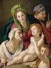 De Heilige Familie - Agnolo Bronzino — weergave van het kunstwerk