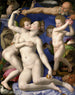 Venus Cupidon Folie et Temps - Agnolo Bronzino — weergave van het kunstwerk