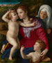 Maagd met Kind met Sint Elisabeth en Sint Johannes de Doper - Agnolo Bronzino — weergave van het kunstwerk