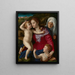 Maagd met Kind met Sint Elisabeth en Sint Johannes de Doper - Agnolo Bronzino — ingelijst kunstwerk aan de muur