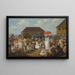 Markt van lijn in de Dominicaanse Republiek - Agostino Brunias — ingelijst kunstwerk aan de muur