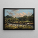 Uitzicht op de Rivier Roseau, Dominica - Agostino Brunias — ingelijst kunstwerk aan de muur