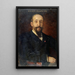 Jules Claretie 1840-1913 administrateur van de Comédie-Française - Aimé Morot — ingelijst kunstwerk aan de muur