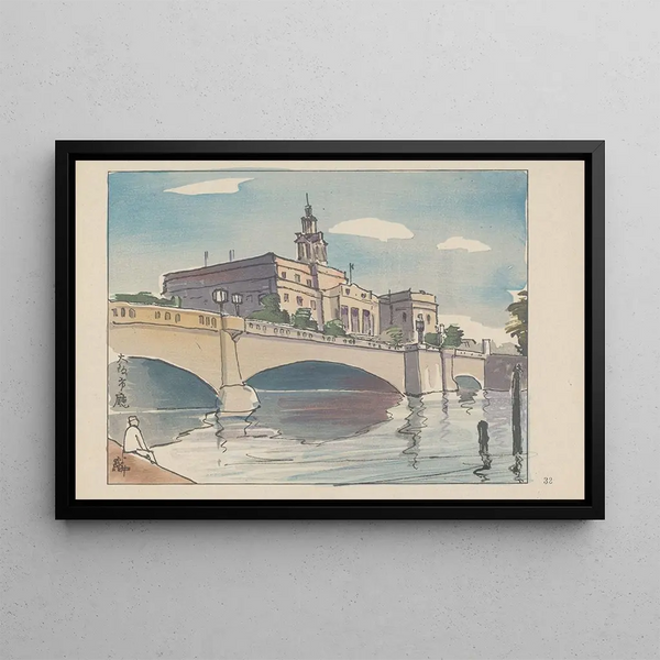 La Mairie - Akamatsu Rinsaku — framed artwork on a wall