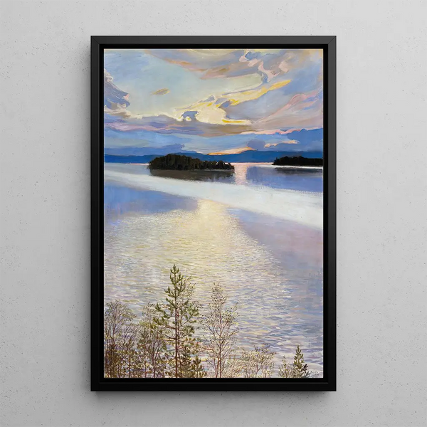Reproductie van het schilderij Uitzicht op het meer - Akseli Gallen-Kallela