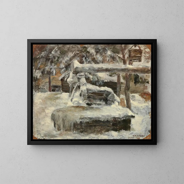 Lumineux Pihamaa - Akseli Gallen-Kallela — framed artwork on a wall