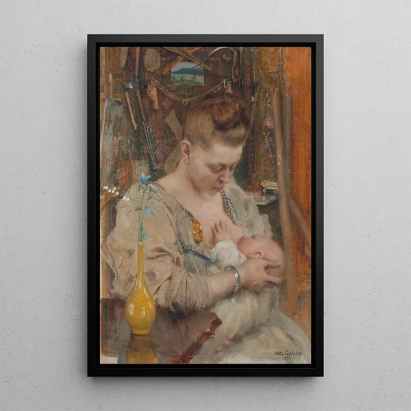 Reproductie van het schilderij Madone - Akseli Gallen-Kallela