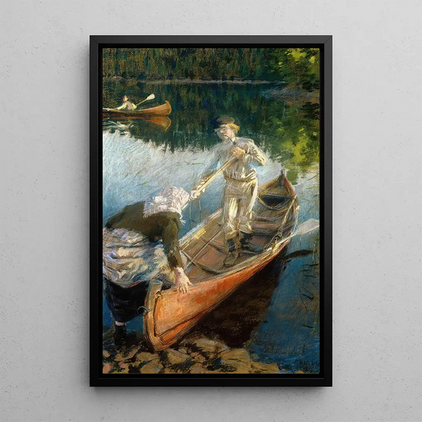 Reproductie van het schilderij Nacht van Sint-Jan - Akseli Gallen-Kallela