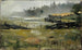 Mistig landschap - Akseli Gallen-Kallela — weergave van het kunstwerk