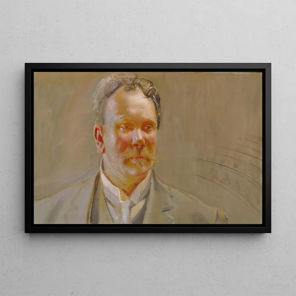 Portret van professor E. N. Setl - Akseli Gallen-Kallela — ingelijst kunstwerk aan de muur