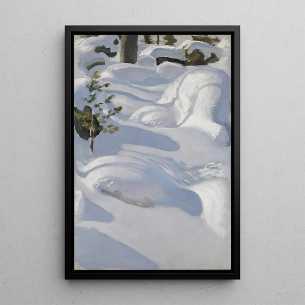 Sun on the Snow - Akseli Gallen-Kallela — framed artwork on a wall