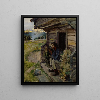 Akseli GallenKallela - Tranquil Evening.webp