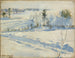 Landschap in de winter - Akseli Gallen-Kallela — weergave van het kunstwerk