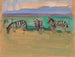 Zebra's - Akseli Gallen-Kallela — weergave van het kunstwerk
