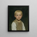 Portret van een jongen - Albert Anker — ingelijst kunstwerk aan de muur