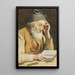 Reproduction of the painting Old man reading - Albert Anker