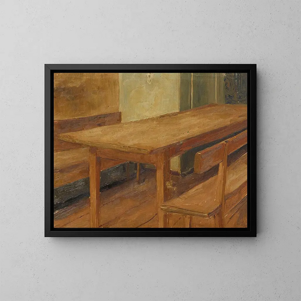 Studie van de ruimte voor de crèche - Albert Anker — ingelijst kunstwerk aan de muur