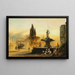 Piazza Barberini in Rome - Albert Arnz — ingelijst kunstwerk aan de muur