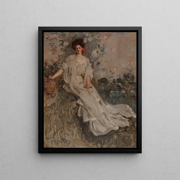 Charlotte Fairchild - Albert Beck Wenzell — framed artwork on a wall