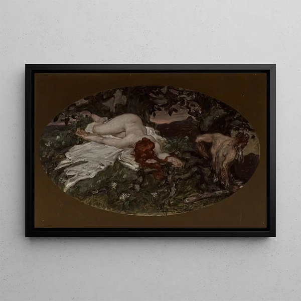 Heartache - Albert Beck Wenzell — framed artwork on a wall