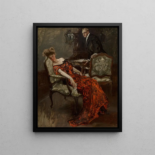 L'Argument - Albert Beck Wenzell — framed artwork on a wall