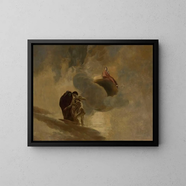 La Pensée - Albert Besnard — framed artwork on a wall