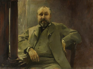 Portret van Francis Magnard - Albert Besnard — weergave van het kunstwerk