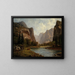 Poorten van Yosemite - Albert Bierstadt — ingelijst kunstwerk aan de muur
