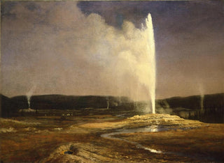 Albert Bierstadt - Geysers in Yellowstone.webp