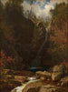 Watervallen van Glen Ellis - Albert Bierstadt — weergave van het kunstwerk
