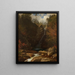 Watervallen van Glen Ellis - Albert Bierstadt — ingelijst kunstwerk aan de muur