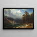 Mont Corcoran - Albert Bierstadt — framed artwork on a wall